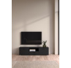 TV komoda  MABELA 403, Černý mat