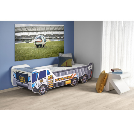 DIGGER łóżko z regulacją długości wielobarwny (1p=1szt) DIGGER łóżko z regulacją długości wielobarwny (1p=1szt)