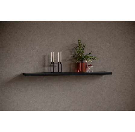 Závěsná police ANDREA 120x26 Černý Mat Závěsná police ANDREA 120x26 Černý Mat