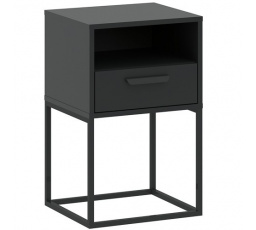 Noční stolek  CADRO 1S 40 NR5, Černá