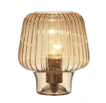 Stolní lampa Lasima jantarová