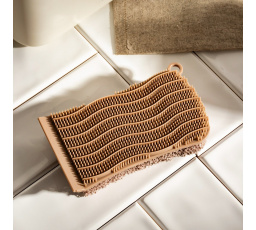 Houbička EASY CLEAN silikonová oboustranná taupe 13x7 cm 723919