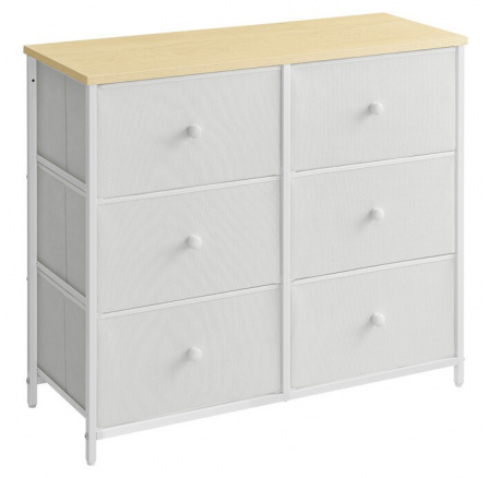 Komoda 80x30x71cm, kov, bílá, AUK-E1032 WT Komoda 80x30x71cm, kov, bílá, AUK-E1032 WT