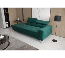 Sofa TOSCANIA II lenoška 205 cm - zelená, levá strana