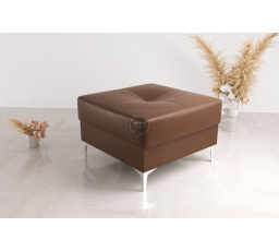 Taburet  ORION TOSCANIA 70 x 70 cm přírodní kůže - volitelný odstín 