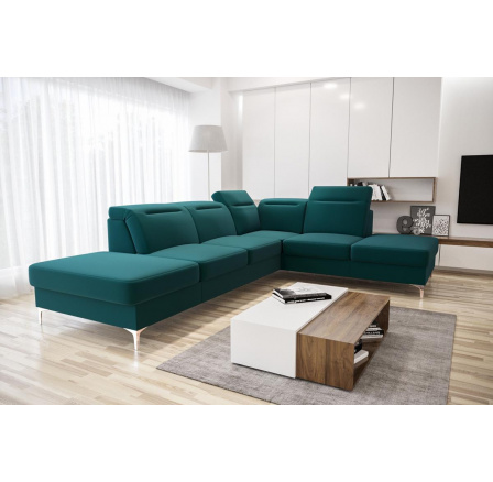 Rohová sedací souprava OSLO 295x220 - zelená , pravá Rohová sedací souprava OSLO 295x220 - zelená , pravá