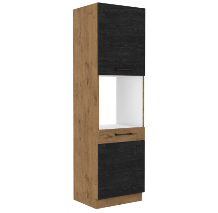 Kuchyňská skříňka Vega 60 DP 210 2F dub lancelot/dark wood