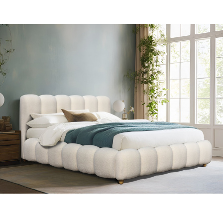 BRISA 160 postel s úložným prostorem na ložní prádlo, bílá (3p=1ks)