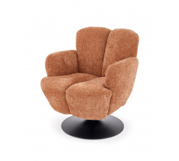 Otočné křeslo FRESH, Skořicová/Černá