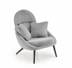 Křeslo Lounge MERRY, šedé