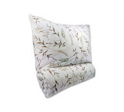 Prodloužené povlečení krep 140x220, 70x90cm Verona natur