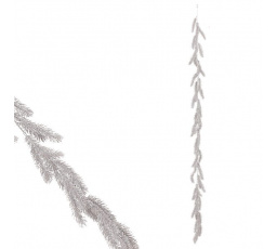 Smrk - umělá girlanda, barva stříbrná