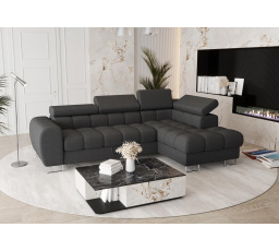 Rohová sedací souprava ASPEN MINI 260x170 cm - šedá , pravá