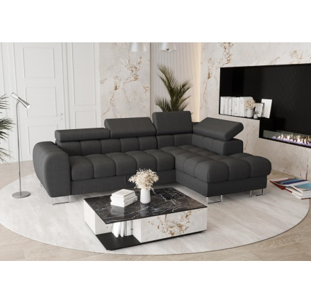 Rohová sedací souprava ASPEN MINI 260x170 cm - šedá , pravá Rohová sedací souprava ASPEN MINI 260x170 cm - šedá , pravá