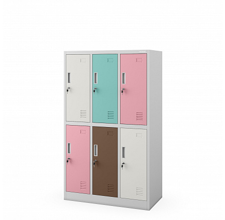 Skříň IGORTEK MULTICOLOR 2: zadní strana ŠEDÁ RAL 7035 + RAL 3015/ RAL 6027/ RAL 8025/ RAL 9010 H1500*Š900*H450 Skříň IGORTEK MULTICOLOR 2: zadní strana ŠEDÁ RAL 7035 + RAL 3015/ RAL 6027/ RAL 8025/ RAL 9010 H1500*Š900*H450