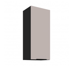 Horní skřínka ARONA - 40 G-90 1F, Černá mat/Kašmír