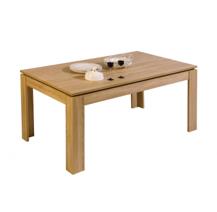 PIZA 68 - jídelní stůl rozkládací - dub Sonoma/černá stůl (P9DSPIS8) (MM)*** VÝPRODEJ - POSLEDNÍ KUS PIZA 68 - jídelní stůl rozkládací - dub Sonoma/černá stůl (P9DSPIS8) (MM)*** VÝPRODEJ - POSLEDNÍ KUS