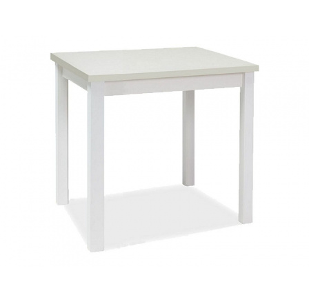 Jídelní stůl ADAM, bílý mat 65x90 cm
