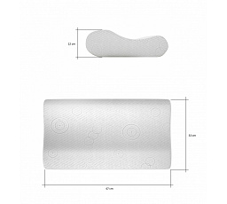 Polštář Termoelastický Visco Mikrovlákno 47x12