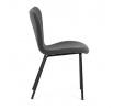 Jídelní židle, šedá, látka, CT-S8010 GREY2