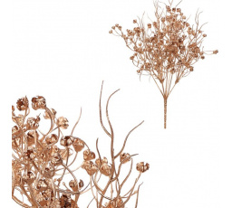 Tráva kvetoucí - umělý trs, barva zlatá