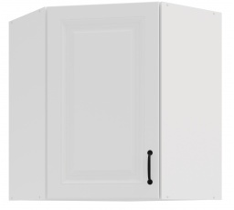 Horní rohová skřínka STILO - 60x60 GN-72 1F (45°), Bílá/Bílá