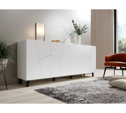 Komoda ETNA bílá matná/bílá matná