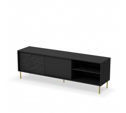Tv komoda BULLET RTV-1 RTV 180, černá/zlatá