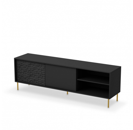 Tv komoda BULLET RTV-1 RTV 180, černá/zlatá