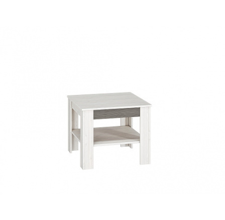 BERNIS 13 -konferenční stolek, lamino, borovice bílá/ borovice bílá/ šedá (ML) (BLANCO13=1BALÍK) (K150)NOVINKA