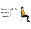 Židle Classic Soft velikost 1, sedák fialový/opěradlo šedé