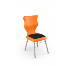 Židle Classic Soft velikost 4, sedák oranžový/opěradlo šedé