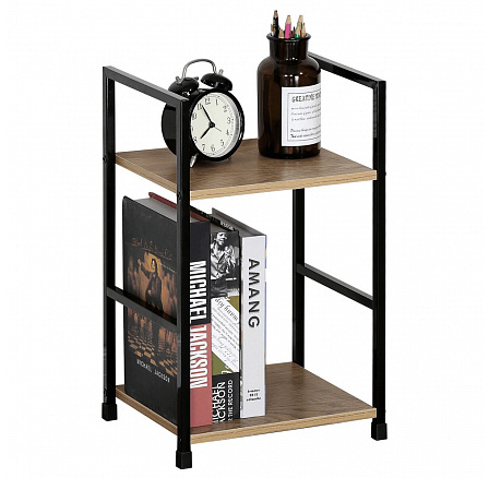 Regál, mdf, hnědá, GD-212 OAK Regál, mdf, hnědá, GD-212 OAK
