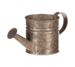 Obal kovový, měděná barva -tvar konve.