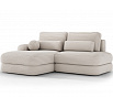 Ripeli Corner Sofa Bed with Storage, White Velvet, Left-Hand Facing Modullo 01 180x128 Left 1