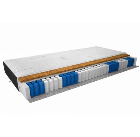 Materac s kapsami Pini 120x200 Kašmír + Samet černý Kašmír, Samet Černý