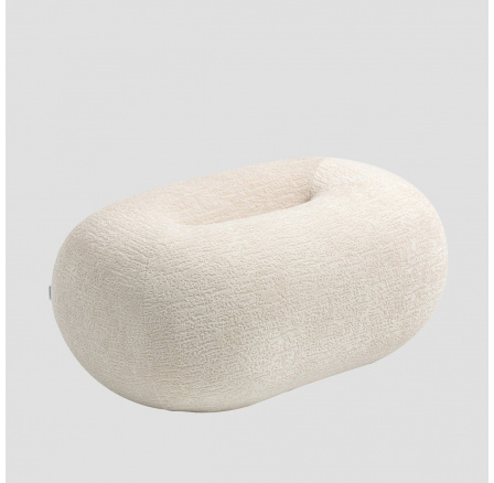 puf LUNCTA Ecru 82x52x34 cm 743740