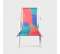 Lehátko COLOR FIESTA dřevěné mini bílé 42x58.5x52.5 744679