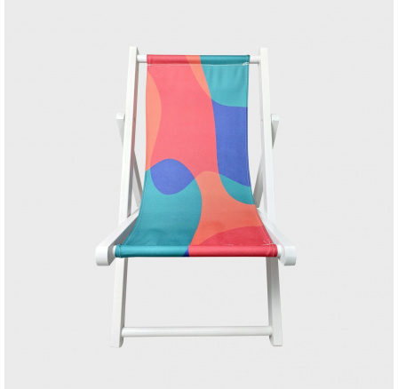 Lehátko COLOR FIESTA dřevěné mini bílé 42x58.5x52.5 744679