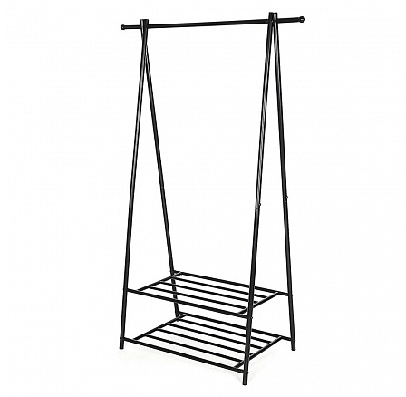 Věšák, kov, černá, AUV-E1105 BK