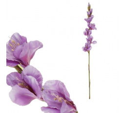 Gladiola - umělá řezaná, barva fialová