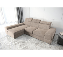 Rohová sedací souprava ROYAL 185X295 béžová T13 - Rychlé doručení