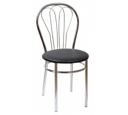 Židle eko, černá Venus