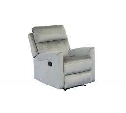 PŘEDPRODEJ -15% do 09.10 ! Rozkládací relaxační křeslo velvet šedé FR10-FXJG