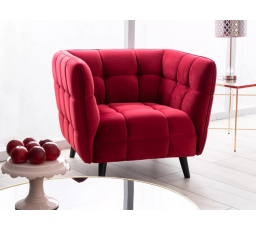 Křeslo CASTELLO 1 Velvet, bordó Bluvel 59/wenge