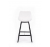 Barová židle H99, bílá/černá