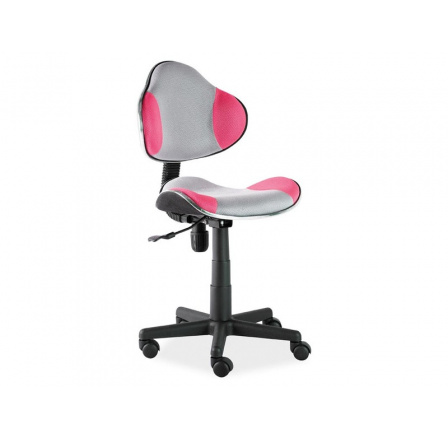 Dětská židle Q-G2, růžová/šedá