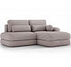 Ripeli Corner Sofa Bed with Storage, Light Grey Velvet, Right-Hand Facing Modullo 03 180x128 Right 1