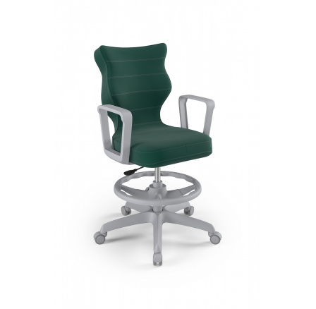 Kancelářské křeslo NORM, šedá Velvet 05 velikost 5 WK+P