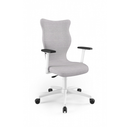 Křeslo kancelářské otočné  PERTO , bílá Castel 03 velikost 7